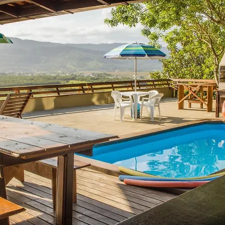 Casa Com Piscina E Incrivel Vista Para Lagoa Garopaba Exterior photo